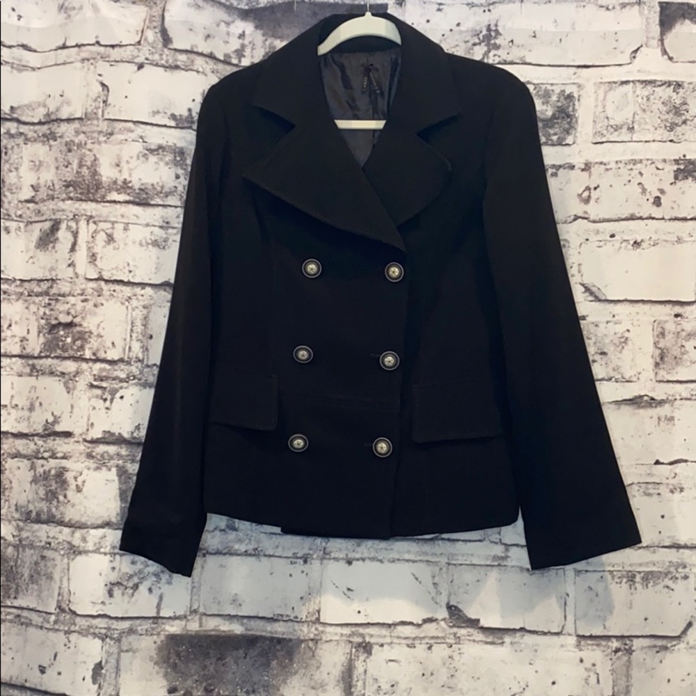 Lapis- Black Double Breasted Jacket - image 1